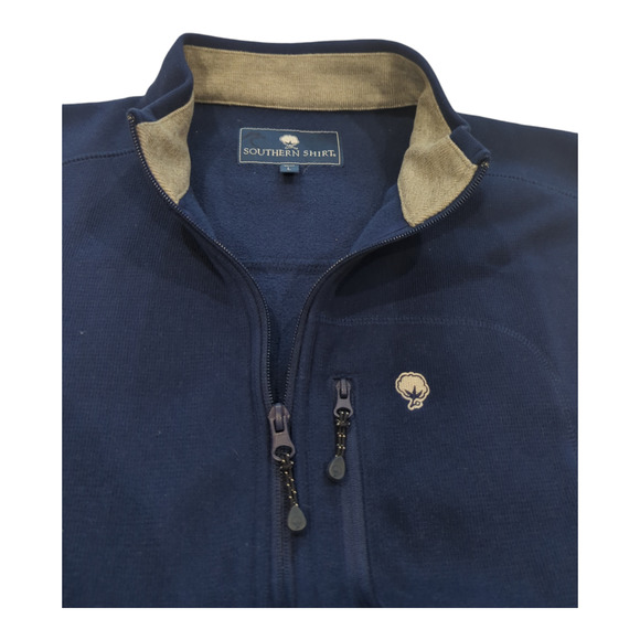 Southern Shirt Keeler Blue Vest Mens Large Full Zip - Picture 2 of 9